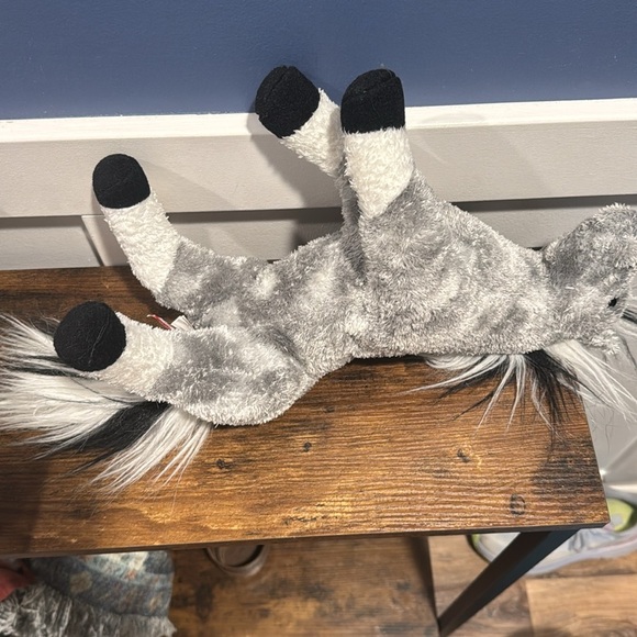 Douglas Cuddle Toy Storm Standing Gray Horse Stuffed Plush vintage - Picture 6 of 12